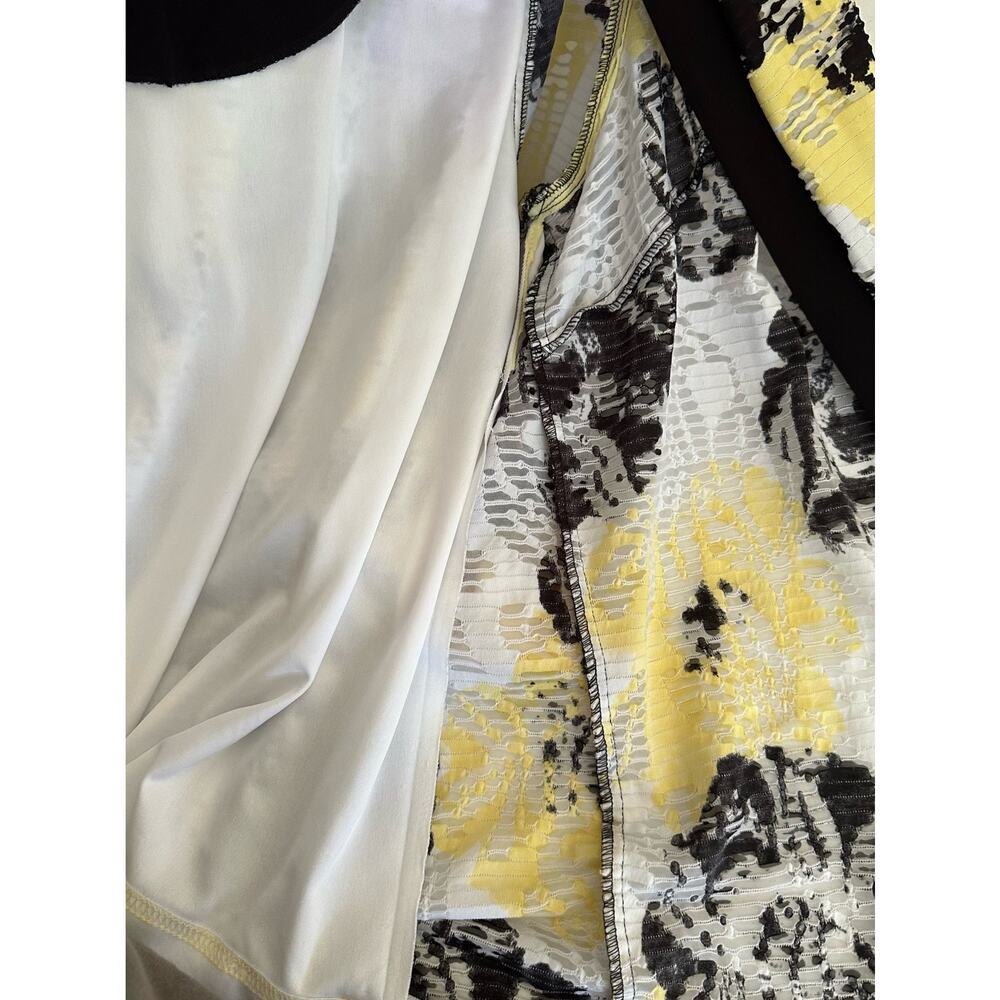 R&M Richards Womens‎ Cardigan Top Size 24W Open Front Floral USA Vintage - Picture 5 of 9